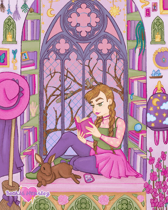 Mabel's Reading Nook (Original Characters)