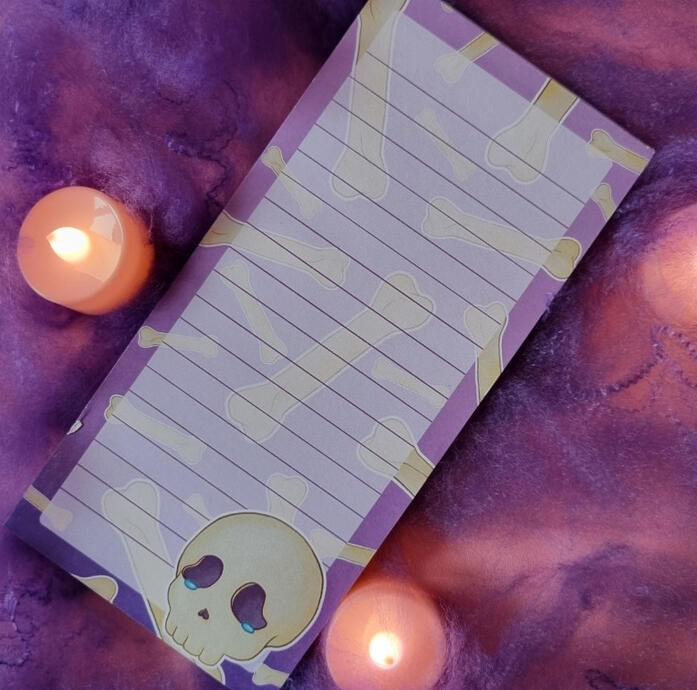 Magnetic List Pads (Dead Tired Pictured)