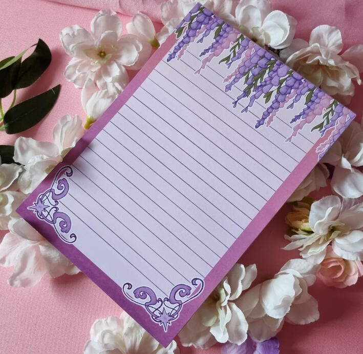 A5 Notepads (Wisteria Pink Pictured)