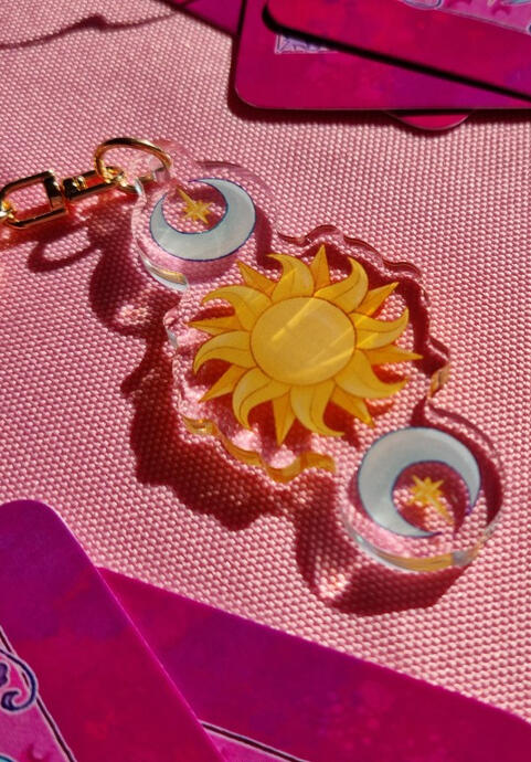 Keychains (Tarot Pictured)